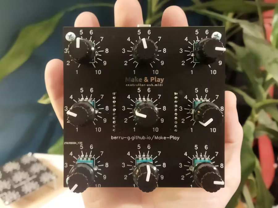 Make & Play USB C - Contrôleur MIDI Arduino plug & play pour DAW